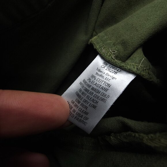 Nili Lotan Shon Pants 00 Green - Picture 11 of 12